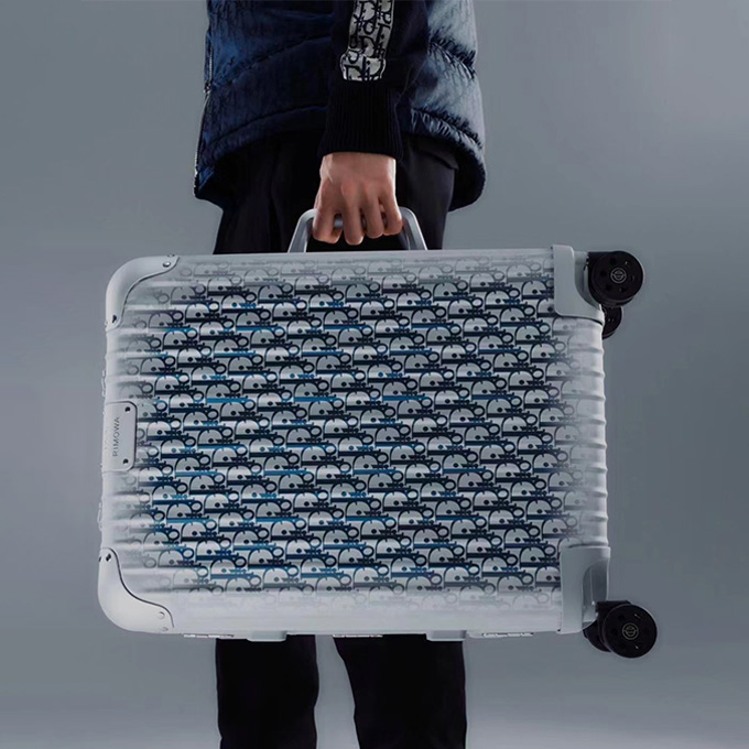 rimowa x dior 21 inch carry-on luggage